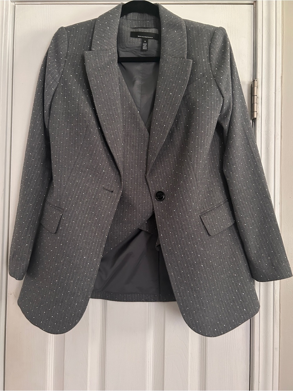 White House Black Market Gray Women's Suit